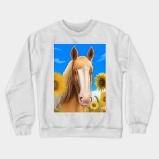 Sunflower Mare Crewneck Sweatshirt